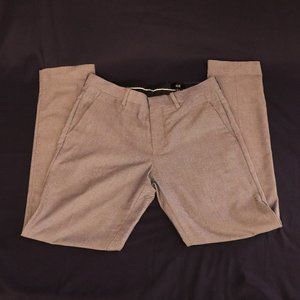 H&M men's gray dress pants 33
